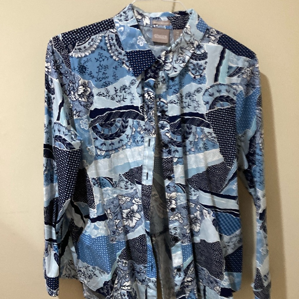 Chico’s button front blouse